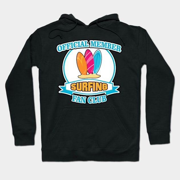 Official Member Fan Club SURFING Hoodie by Dooni Designs